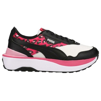 

Puma Cruise Rider Summer Roar Leopard Молодежные девушки Черные кроссовки Повседневная обувь 3, Черный, Puma Cruise Rider Summer Roar Leopard Youth