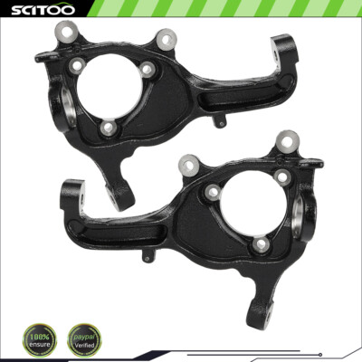 (2) Front Left Right Steering Knuckle Fits Jeep Liberty 2002-2004 2005 2006 2007