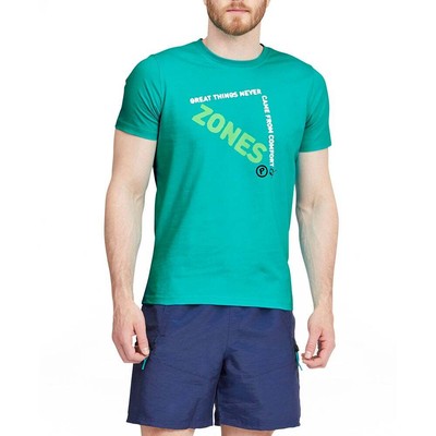 

Футболка Puma Franchise Hoops Crew Neck Мужские зеленые повседневные топы 530726-04, Зеленый, Puma Franchise Hoops Crew Neck T-Shirt