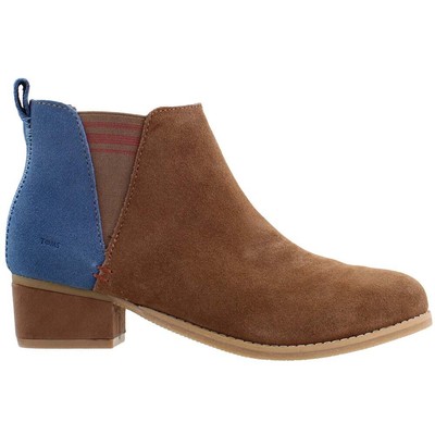 TOMS Esme Pull On Boots Молодежные девушки Коричневые повседневные ботинки 10012707