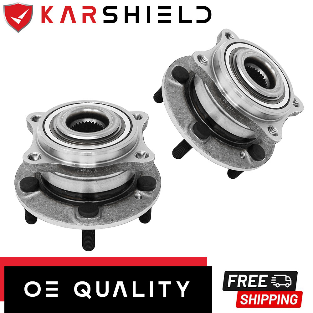 (2) Front Wheel Bearing Hub Assembly for 2013-2014 Santa Fe Sport 07-12 Veracruz