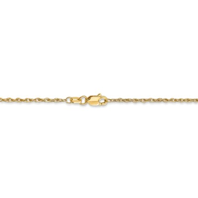 Pre-owned Superdealsforeverything Real 14kt Yellow Gold 1.5mm Loose Rope Chain; 18 Inch; Lobster Clasp
