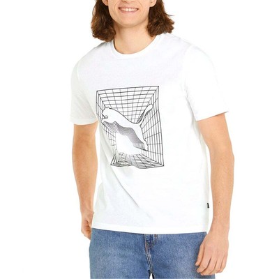 

Puma Cat Graphic Crew Neck Футболка с коротким рукавом Big Tall Mens Size  Casual, Белый, Puma Cat Graphic Crew Neck Short Sleeve T-Shirt Big Tall
