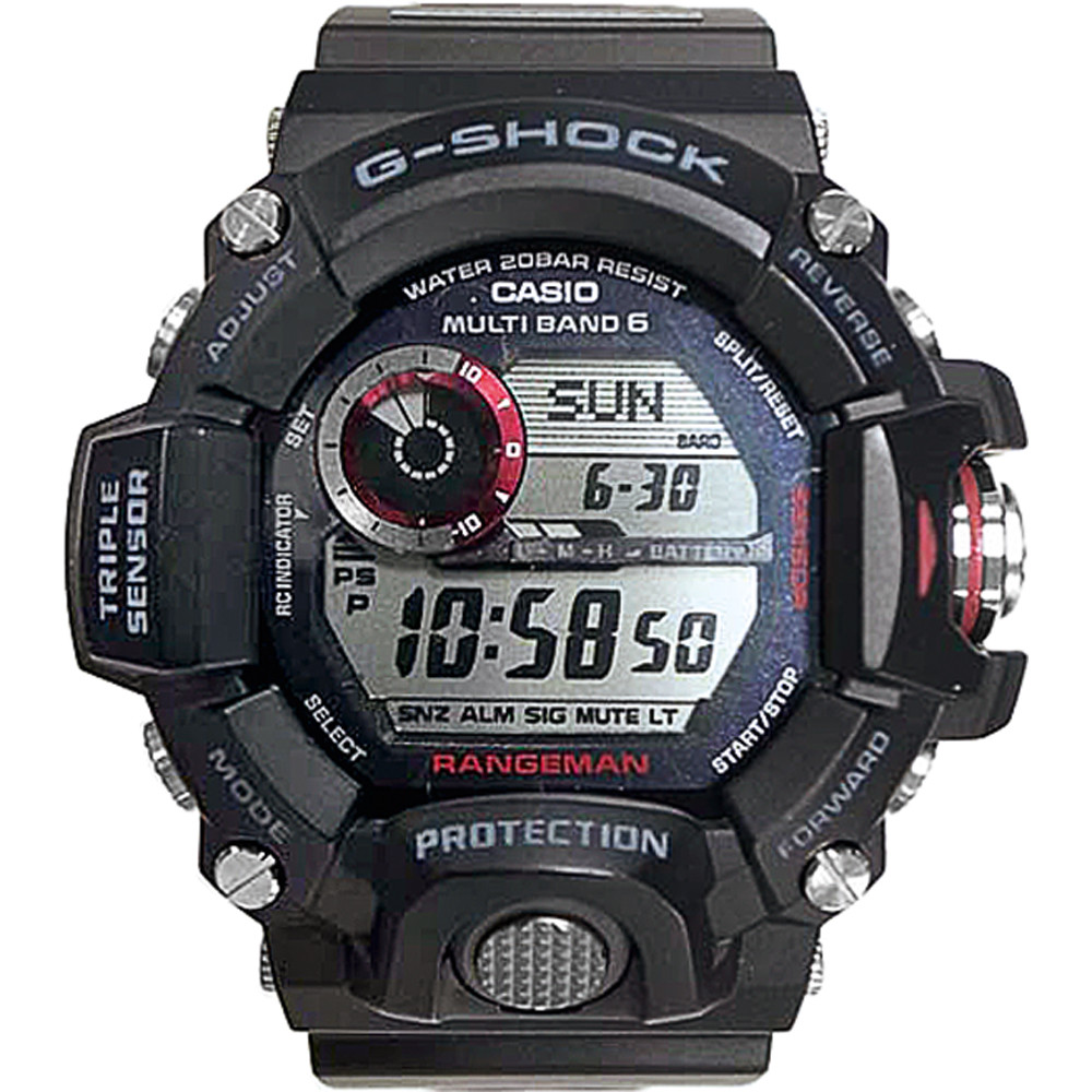 Casio G-Shock Mens Watch Rangeman GW9400-1 GW-9400-1DR Black Triple Sensor | eBay