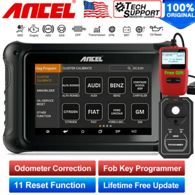 ANCEL DP500 Car Odometer Milleage Correction Key Fob Programming OBD2 Scanner