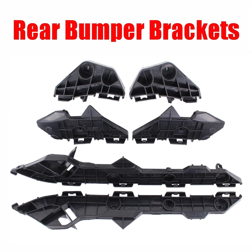 6x For Toyota Corolla 2009-2013 Left+Right Rear Bumper Retainer Support Brackets