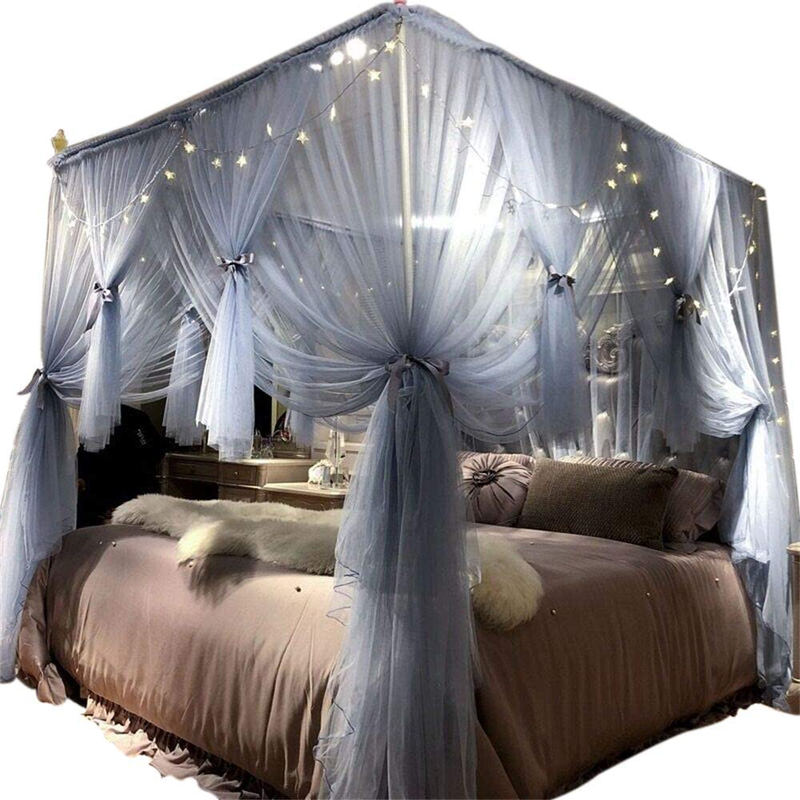 Bed Curtain For Girls & Adults - Royal Luxurious Cozy Drap