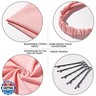 6 Pack Hair Scarf Headband for Women - Elastic Hair Kerchief Large Boho Triangle Bandana Head Scarf with Clips Non Slip Solid Color Headbands Hair Scarves for Teen Girls