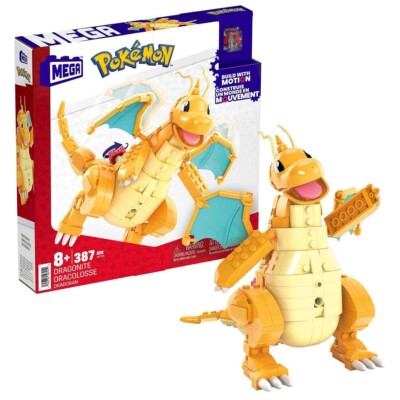 Pokémon Mega Construx Dragonite Mattel Building Set Gift New
