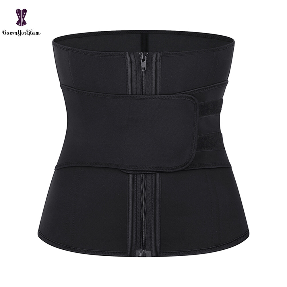 waist trainer zipper and strap