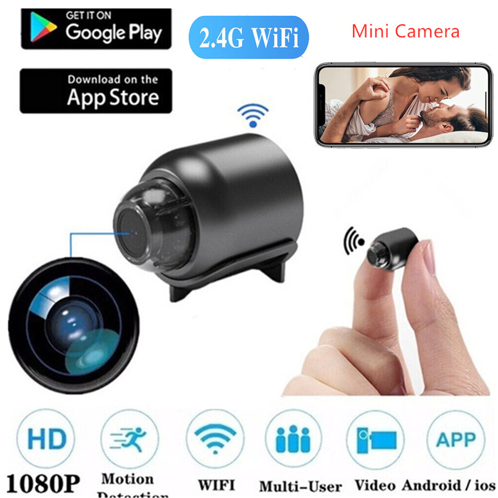 Mini Spy Camera WiFi HD 1080P Hidden IP Night Vision Camcorder Home Security Cam