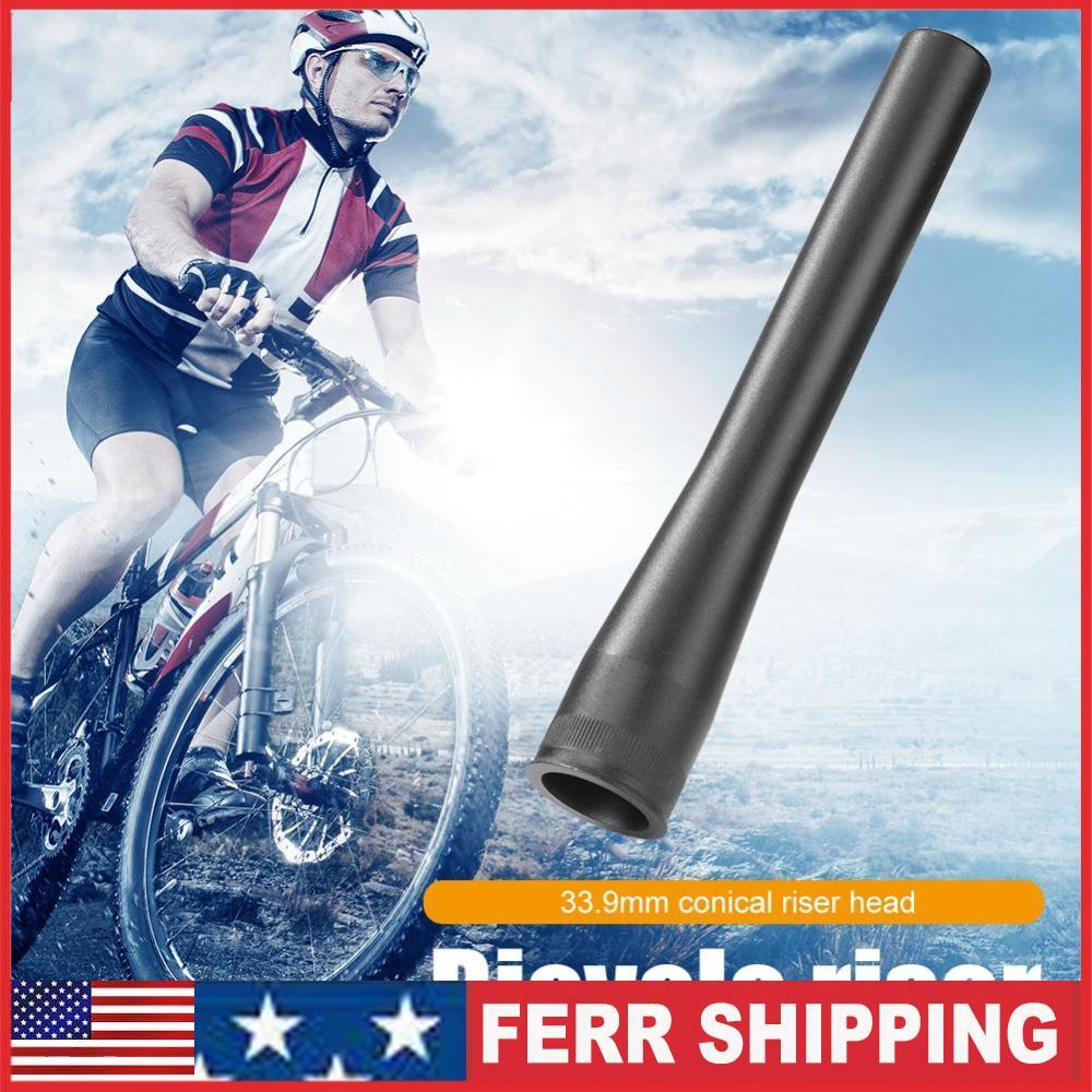 Aluminum Alloy MTB Bike Shock Absorber Gas Front Fork Head Tube (Black)
