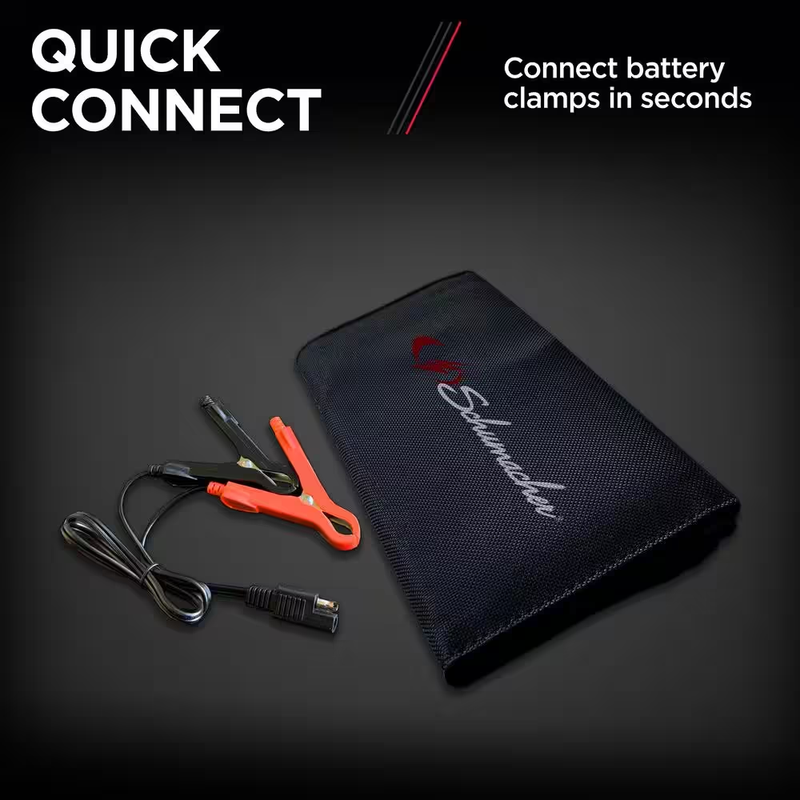 Portable Solar Battery Charger & Maintainer Schumacher Automotive 12 Volt 5 Watt