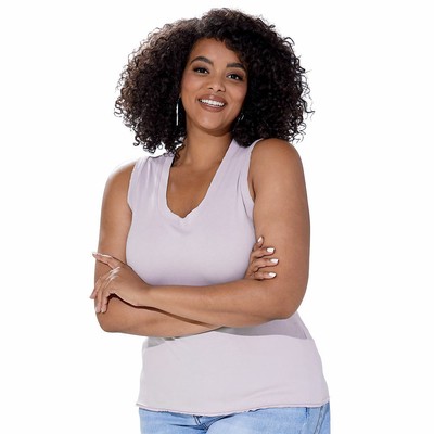 

Майка K Jordan с необработанным краем, Frosted lilac