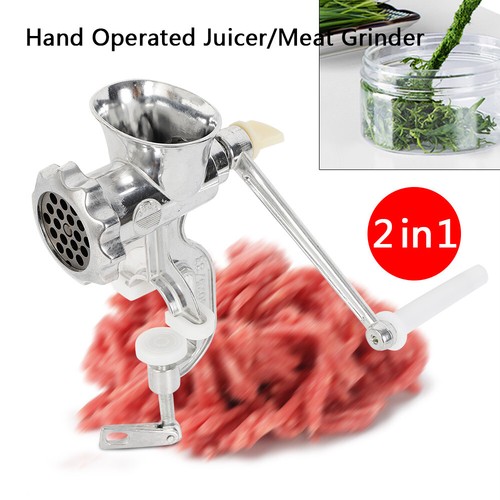 Manual Juicer Meat Grounding Grinder Fruits Vegetables Juicing