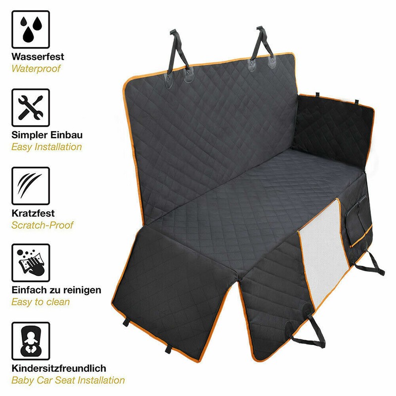 Auto Hundedecke Schutzdecke Hund Autoschondecke Rücksitzschutz