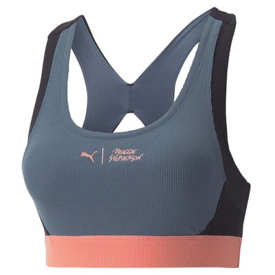 

Puma Maggie X Low Impact Sports Bra Womens Size  Casual 52214118, Синий
