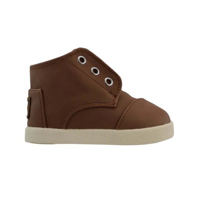 

TOMS Paseo Mid Slip On Kids Boys Коричневые кроссовки Повседневная обувь 10010113, Коричневый, TOMS Paseo Mid Slip On Kids