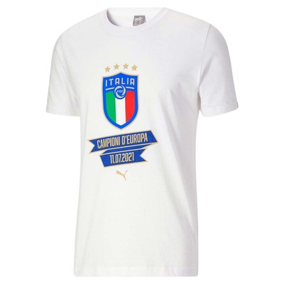 

Puma Figc Blank Winner Графический круглый вырез с коротким рукавом Мужская белая повседневная футболка, Белый, Puma Figc Blank Winner Graphic Crew Neck Short Sleeve T-Shirt