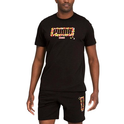 

Футболка с коротким рукавом Puma Hari Bear X с графическим принтом и круглым вырезом, мужские черные повседневные топы 5, Черный, Puma Hari Bear X Graphic Crew Neck Short Sleeve T-Shirt