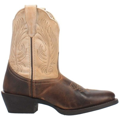 

Laredo Tori Round Toe Cowboy Boots Womens Beige, Brown Casual Boots 51016, Laredo Tori Round Toe Cowboy Booties