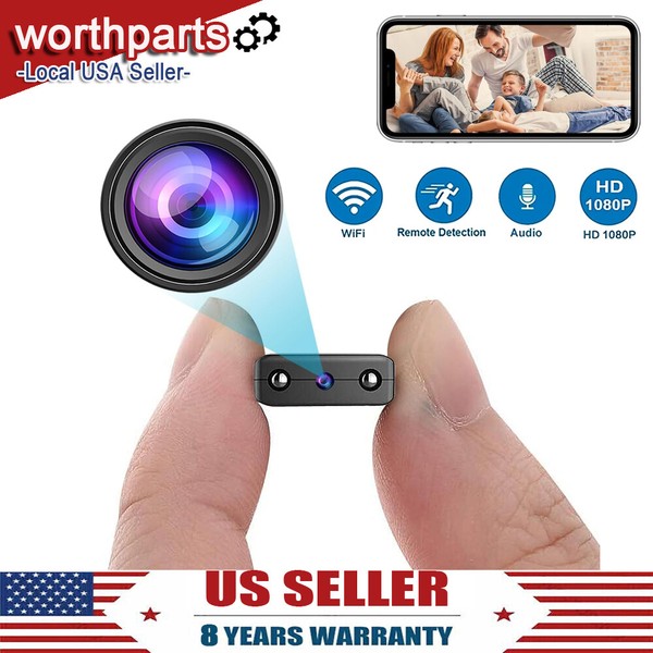 Mini Spy IP Camera WiFi Hidden HD 1080P Night Vision Camcorder Home Security Cam