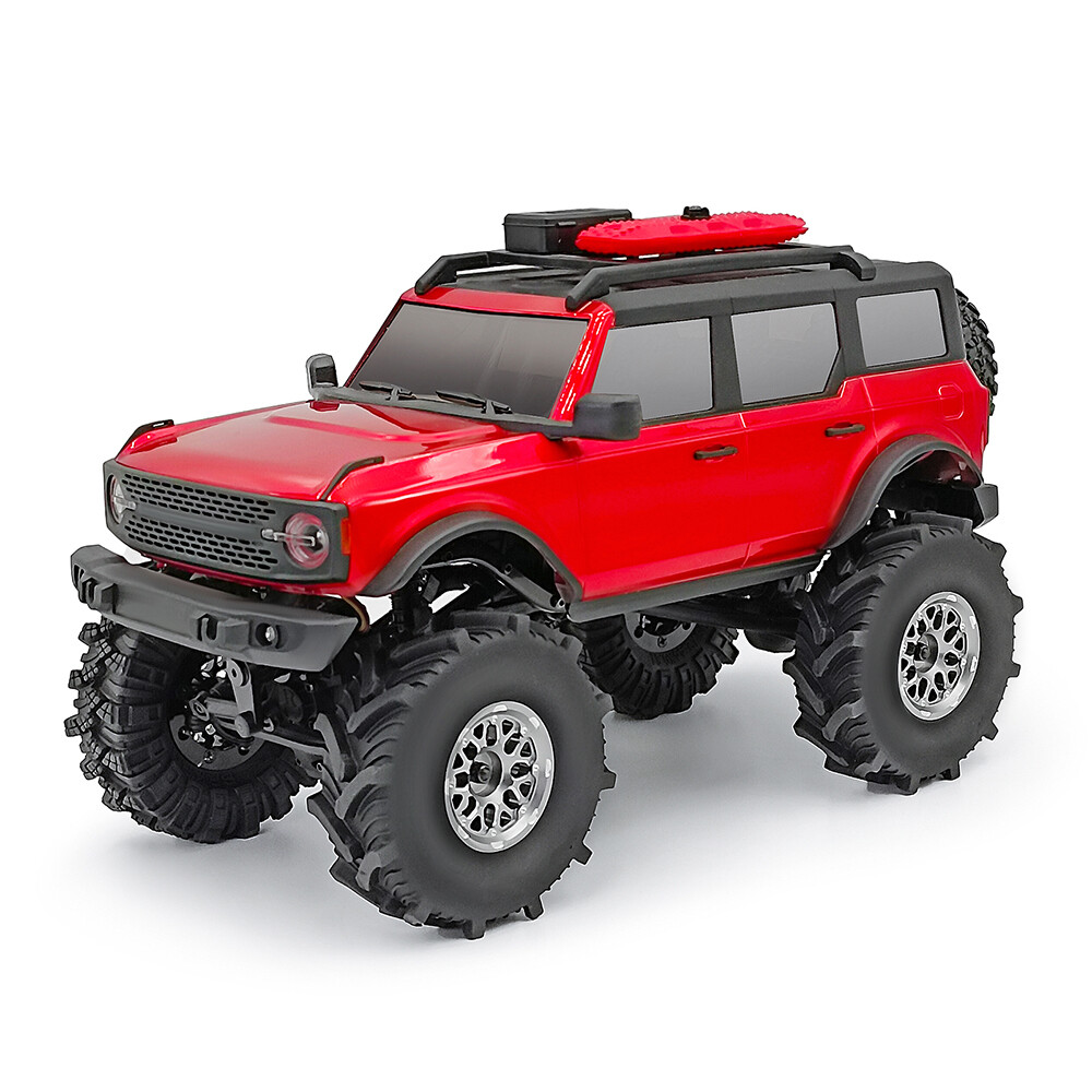 1.0" Beadlock Wheel Rims / Mud Tires for Axial SCX24 1/18 Traxxas TRX4M RC Car