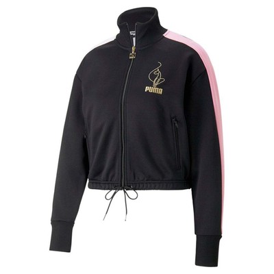

Puma X Baby Phat T7 Crop Jacket Женская черная повседневная спортивная верхняя одежда 53512201, Черный, Puma X Baby Phat T7 Crop Jacket