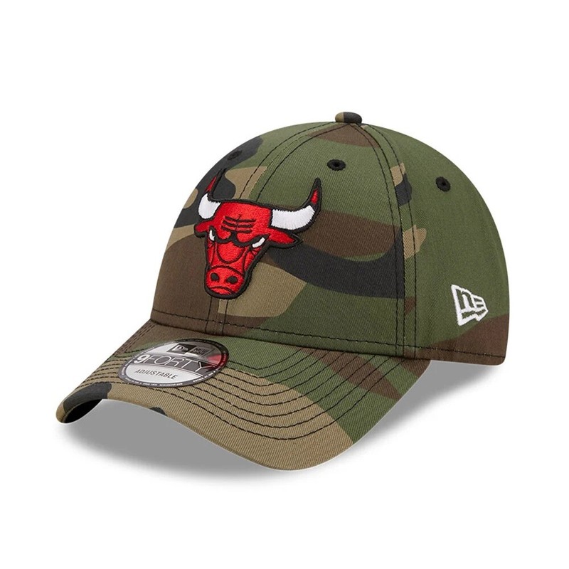 New Era - Casquette 9forty - Nba Camo - Chicago Bulls - Grey - 60240498