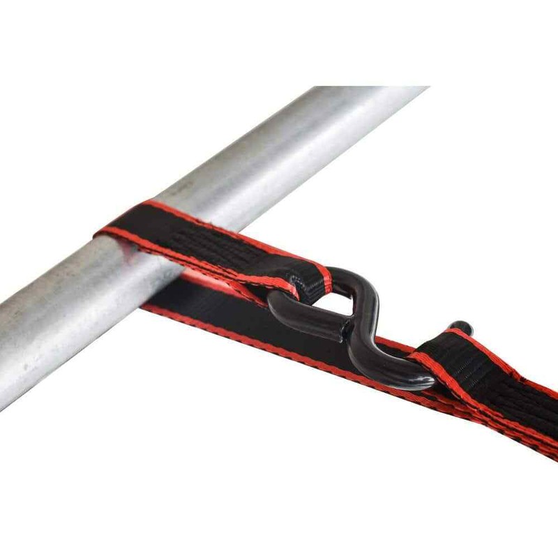 8-PACK HUSKY RATCHET TIE DOWN Heavy Loads Security Fastening Straps 12 ft x 1 in