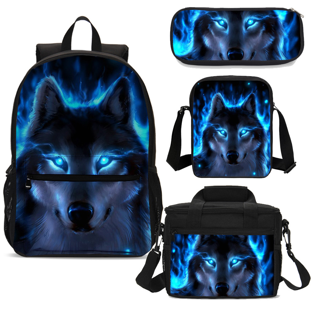 wolf book bag