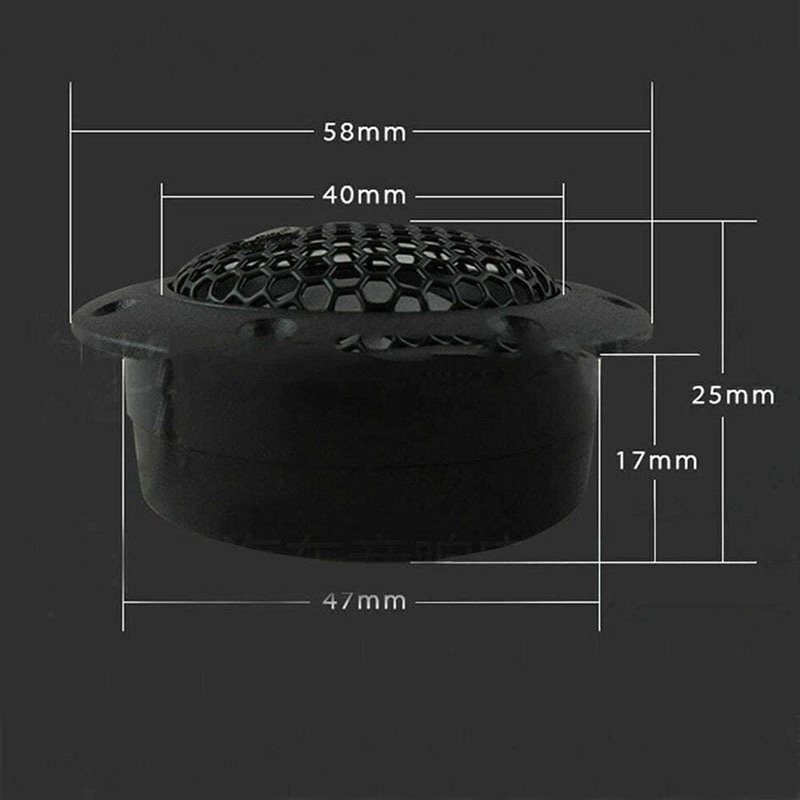 TOTMOX Car Stereo Speaker, Ddt-S30 Tweeter, 320W Maximum Power Elite Nd Aluminu