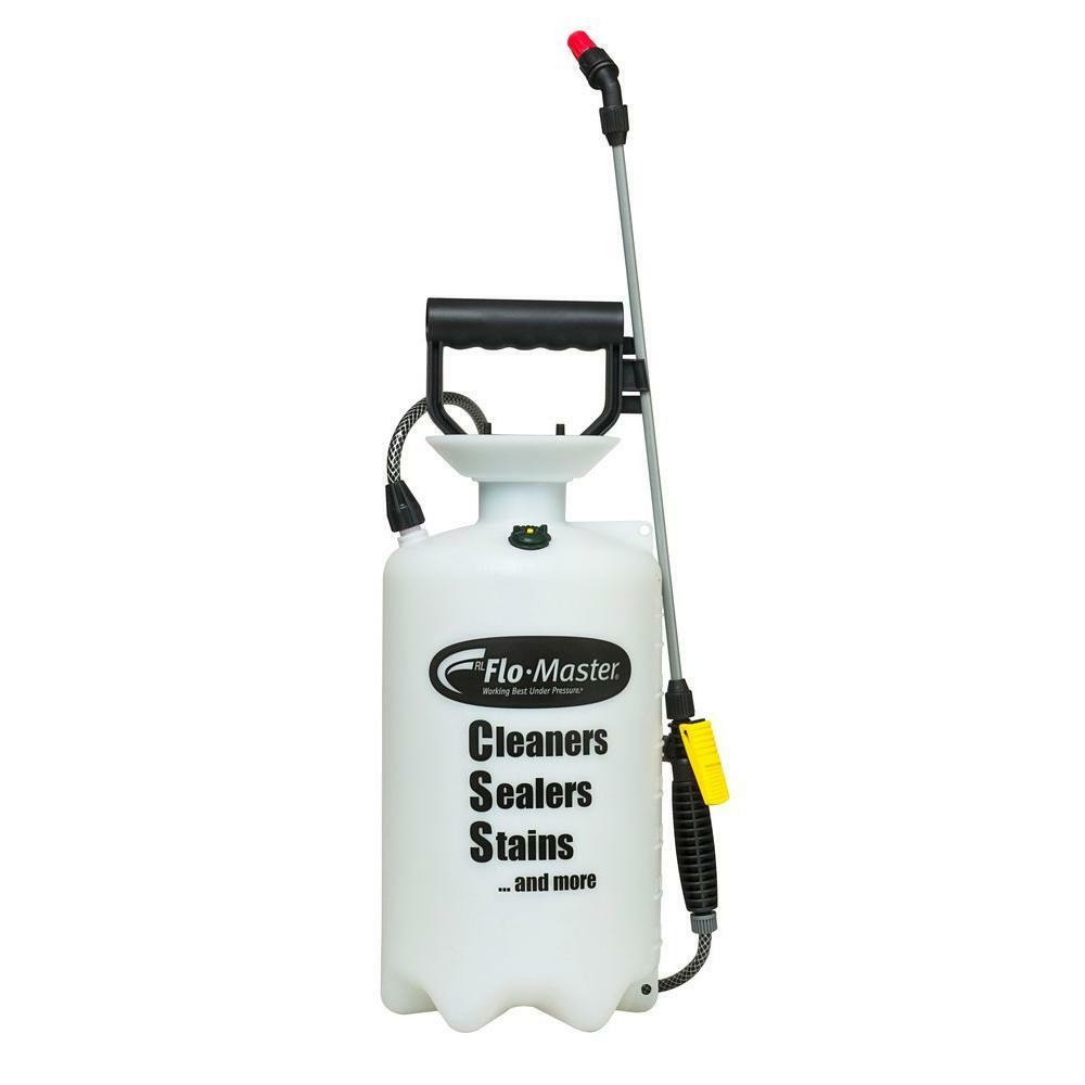 2 Gal Deck Sprayer Sealant Cleaner Stain Pressure Spray Pump Wood Deck
