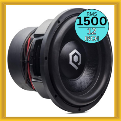 SoundQubed HDX312-D2 12 Inch Car Woofer 1500W RMS Power Dual 2 Ohm Voice Coils
