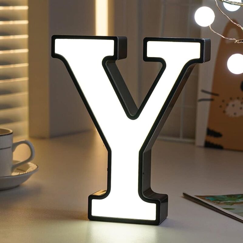LED Marquee Letter Lights (Y) NEW - FREE SHIPPING