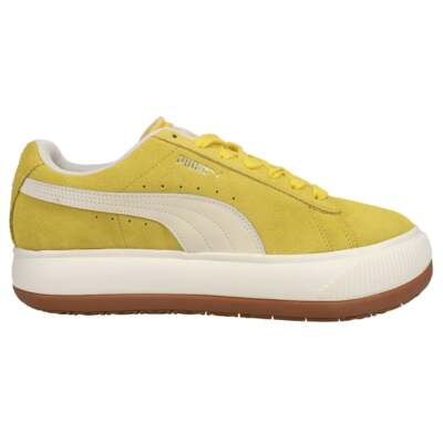 

Женские желтые кроссовки Puma Suede Mayu Up Platform Повседневная обувь 381650-03, Желтый, Puma Suede Mayu Up Platform