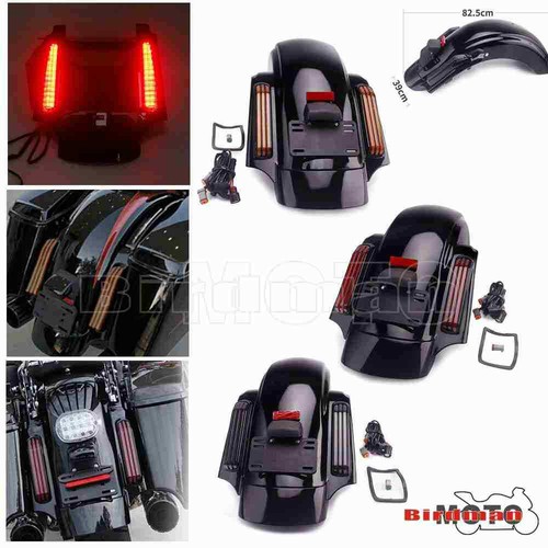 LED Motorcycle Rear Fender System For Harley Touring Road King Electra