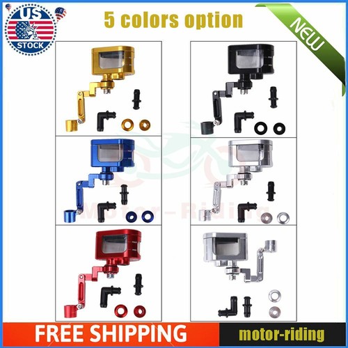 CNC Front Tank Fluid Reservoir Oil Cup For Most of More Than 125cc Sport Street