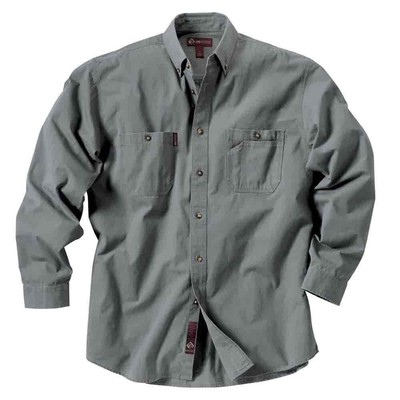 

Мужская рубашка Dri Duck Sawtooth с длинным рукавом, размер  4285-CAC, Grey, Dri Duck Sawtooth Shirt Brick Long Sleeve