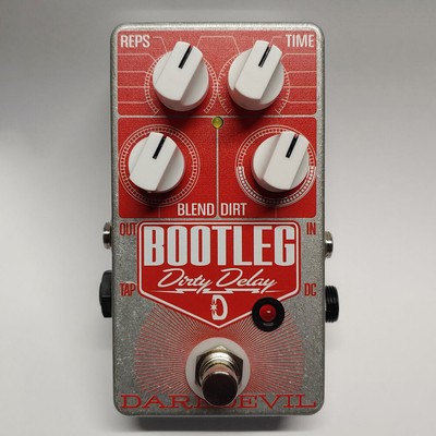 Daredevil Pedals Bootleg Dirty Delay w/ Tap Tempo Guitar Effects Pedal