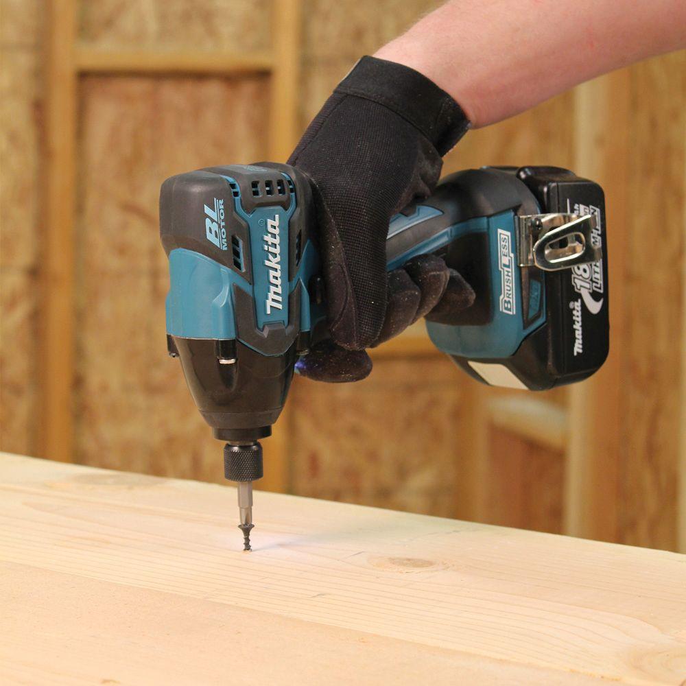 Makita Combo Kit XT248 18V LXT Cordless Brushless Impact &Hammer Drill Kit Set w