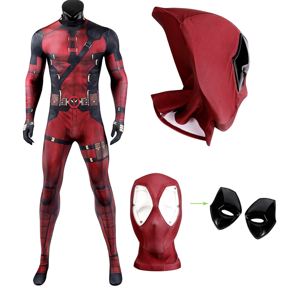 【劇中仕様】Deadpool 布付きシェルマスク 劇中仕様】Deadpool 布付きシェルマスク Deadpool Mask with