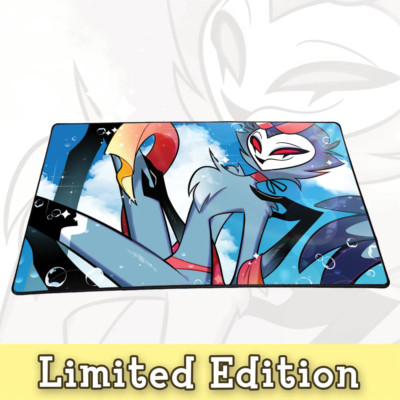 Helluva Boss Swimsuit Stolas Summer 2023 Official Play Mat Desk Vivziepop