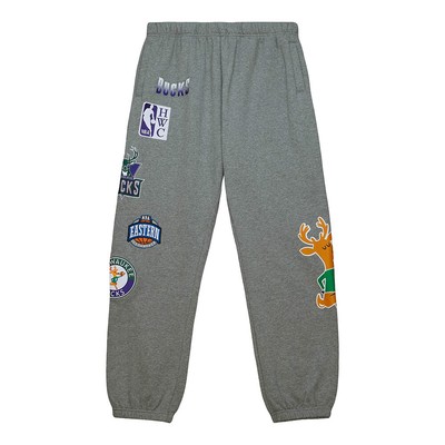 

Мужские флисовые брюки Mitchell - Ness NBA Milwaukee Bucks City Collection серый, Grey, Mitchell - Ness NBA Milwaukee Bucks City Collection Fleece Pants