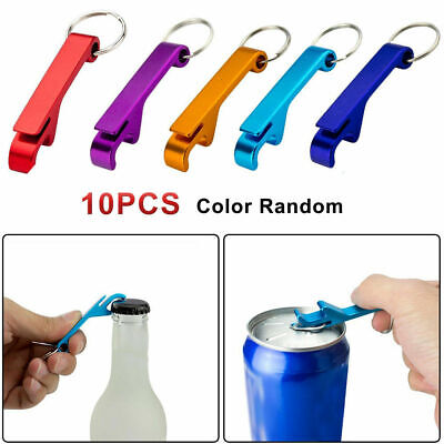 BEST 10X Keychains Bottle Opener Key Ring Metal Beer Bar Tools Claw US SELLER
