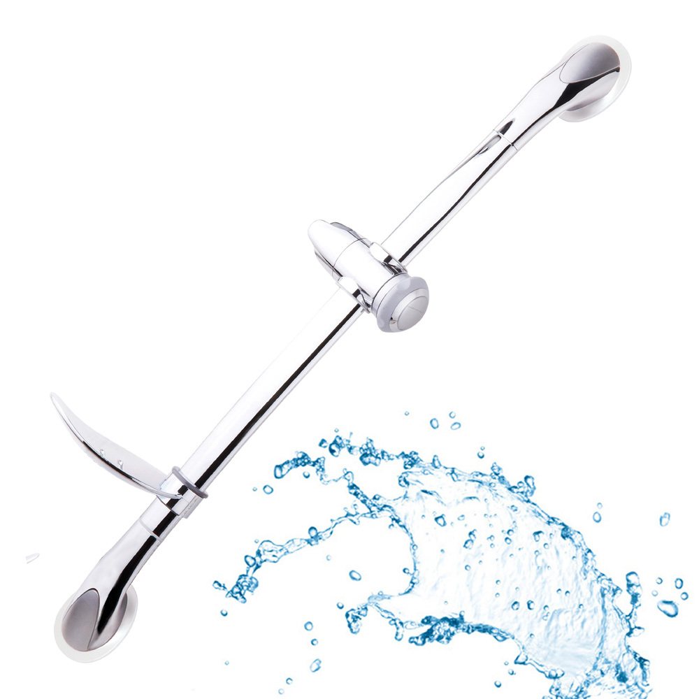 HotelSpa® Stainless Steel 26-inch Shower Slide Bar with Adjustable Bracket