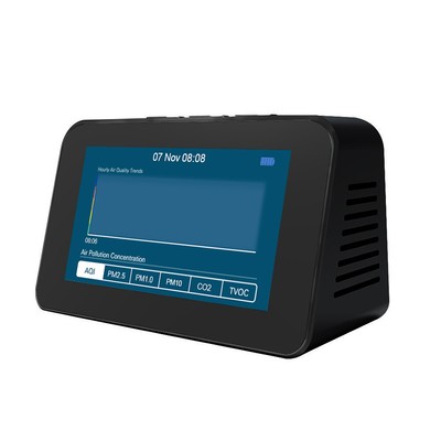 CO2 Messgerät Raumluft Luftqualität Detektor PM2 PM1.0 PM10 TVOC Monitor DE A8C4