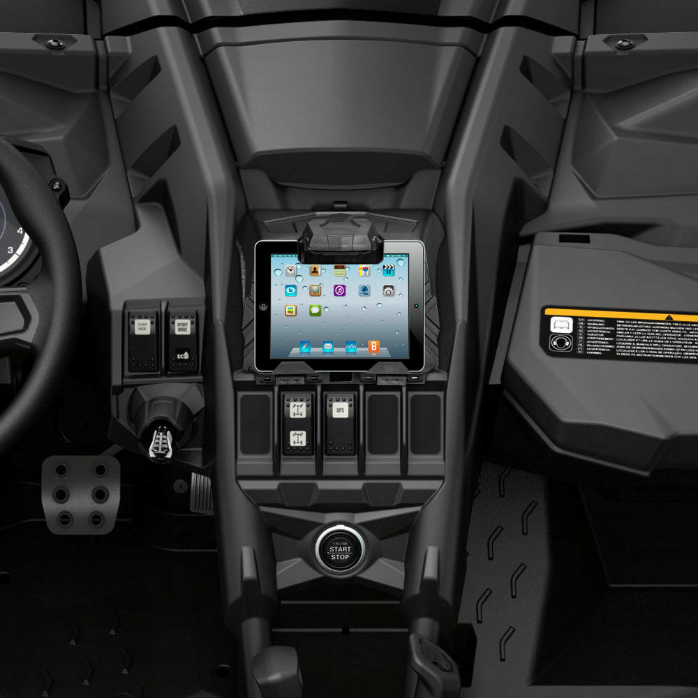 Side Rear View Mirrors + Tablet Phone Holder For 201721 Can Am