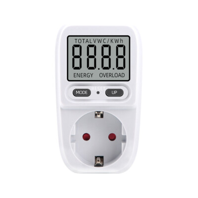 AC 230V EU Digital LCD Power Meter Wattmeter Socket Energy Meter Socket Electric