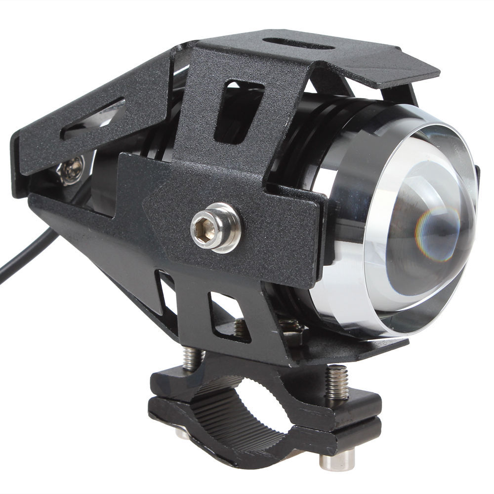 Hauptscheinwerfer in Schwarz für Motorrad